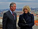 Princ Charles a vévodkyn Camilla na návtv eska (Praha, 20. bezna 2010)