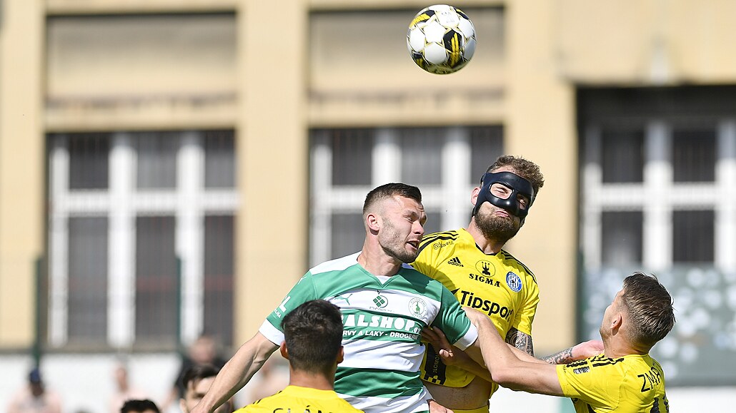 Momentka ze zápasu mezi pra�skými Bohemians a Olomoucí.