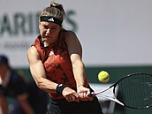 Karolína Muchová v prvním kole antikového grandslamu Roland Garros.