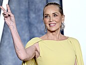 Sharon Stone na Vanity Fair Oscar party (Los Angeles, 12. března 2023)