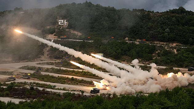 Společné manévry americké a jihokorejské armády (25. května 2023)