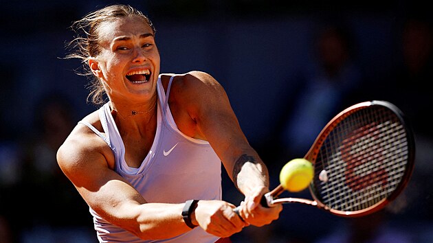 Bloruska Aryna Sabalenkov bojuje v prvnm kole paskho Roland Garros.