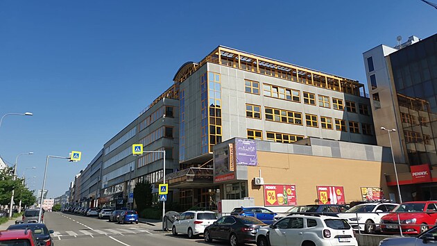 Budovu zlnskho magistrtu na ulici Zarm ek oprava (kvten 2023)