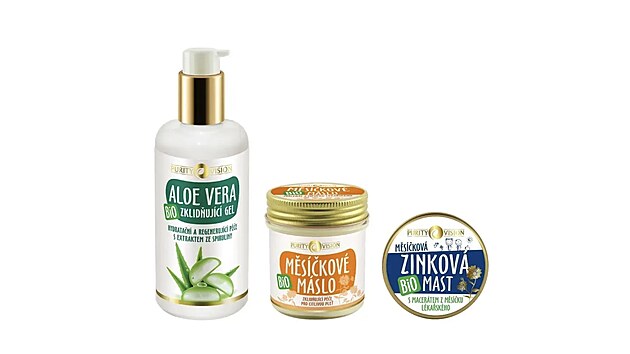 Trojice produkt, kter zajist ve, co potebujete pro zklidnn va pokoky. Tento set vm dky etrnmu a jemnmu sloen vech produkt zajist hydrataci, vivu i ochranu.  Bio zklidujc aloe vera gel si zamilujete pro jeho univerzln vyuit. Aloe vera je siln antioxidant a v kombinaci s extraktem spiruliny chrn pokoku ped vnjmi vlivy a detoxikuje ji.  Bio Mskov zinkov mast je ideln pro citlivou ple a jej ochranu, dokonce i pro pokoku miminek. Mast je vhodn v pi o ekzematickou pokoku a pokoku nchylnou k opruzeninm. Bio Mskov mslo m zase vestrann vyuit  jako zklidujc pleov krm, vivn tlov mslo i zjemujc balzm na rty. 729 K