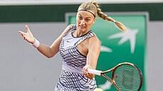 Tenistka Petra Kvitová v prvním kole Roland Garros.