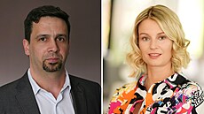 Kate�ina Veselá a Petr Stejskal