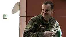 Náčelník generálního štábu Armády České republiky Karel Řehka přichází na...