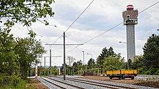 Výstavba nové tramvajové trati do Libu�e. První cestující se po trati projedou...