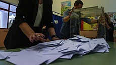 ecké volební místnosti se v 18:00 uzavely. (21. kvtna 2023)