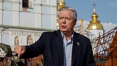 Americký senátor Lindsey Graham na náv�t�v� Ukrajiny (26. kv�tna 2023)