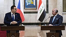 eský ministr zahranií Jan Lipavský pi návtv Bagdádu jednal se svým...