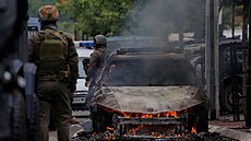 V severokosovském okrese Zveč vypukly střety mezi etnickými Srby a kosovskou...