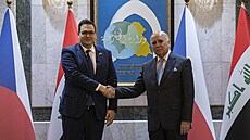 �eský ministr zahrani�í Jan Lipavský p�i náv�t�v� Bagdádu jednal se svým...