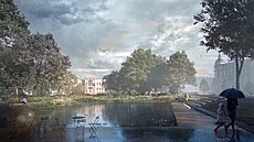 Vizualizace dlouhodobého výhledu na podobu pra�ského T�nova. (24. kv�tna 2023)