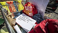 Aktivista se rozhodl demonstrovat p�ed Ú�adem vlády do chvíle, ne� vláda podá...