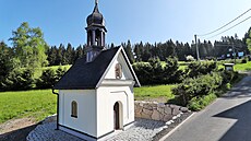 Obnovená barokní kaple Panny Marie Bolestné z první poloviny osmnáctého...