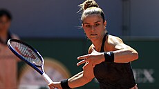 Soustedná Maria Sakkariová v prvním kole antukového Roland Garros.