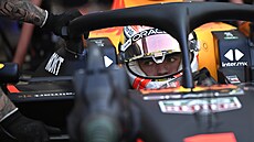 Nizozemský jezdec Max Verstappen v kvalifikaci na Velkou cenu Monaka.