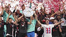 Fotbalisté Bayernu Mnichov se stali mistry Bundesligy.