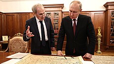Ruský prezident  Vladimir Putin se v Kremlu setkal s pedsedou Ústavního soudu...