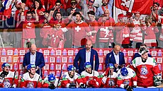 Smutnící �eská st�ída�ka po proh�e se �výcarskem