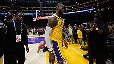 LeBron James u ví, e Los Angeles Lakers koní sezona.
