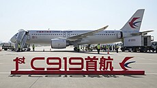 Čína poprvé nasadila na komerční let letoun vlastní výroby C919. Ze Šanghaje... | na serveru Lidovky.cz | aktuální zprávy