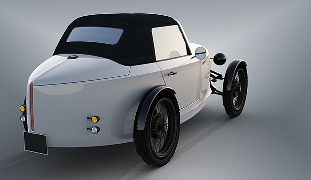 Slováci postavili roadster pro 16leté. Nabídnou elektro i spalovací verzi