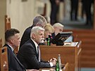 Prezident Petr Pavel pi vystoupení v Senátu obhajoval své ti kandidáty na...