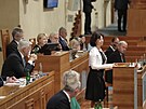 Kandidátka do Ústavního soudu Daniela Zemanová.(31. kvtna 2023)