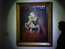 Kopie oblíbeného obrazu Pasovské madony od Lucase Cranacha starího z expozice...