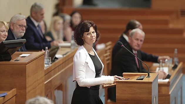 Kandidátka do Ústavního soudu Daniela Zemanová.(31. května 2023)