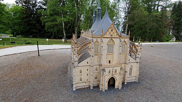 Park miniatur nově zdobí kutnohorský chrám svaté Barbory
