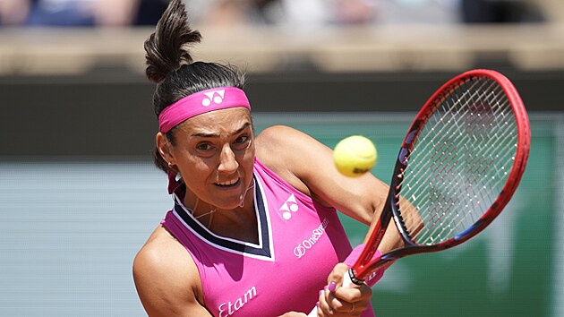 Domc Caroline Garcia ve druhm kole antukovho grandslamu Roland Garros.