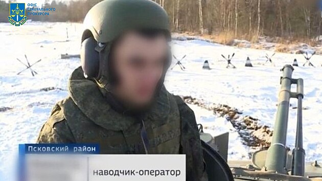 Ukrajinská generální prokuratura obvinila z válených zloin ruského vojáka,...