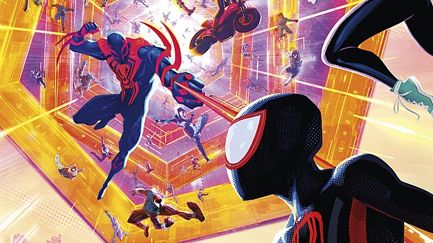 Z plakátu filmu Spider-Man: Napříč paralelními světy