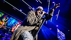 Bruce Dickinson na koncert� Iron Maiden v Praze v O2 aren� (30. kv�tna 2023)