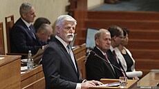 Prezident Petr Pavel při vystoupení v Senátu obhajoval své tři kandidáty na... | na serveru Lidovky.cz | aktuální zprávy
