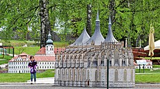 Park miniatur Boheminium v Mariánských Lázních nov zdobí kutnohorský chrám...