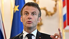 Francouzský prezident Emmanuel Macron (31. května 2023)