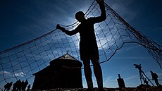 Sít� lemují vrchol Sn�ky i p�ístupové cesty, jsou i v Ob�ím sedle u Slezského...