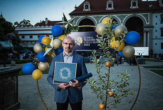 eský vítz letoní ceny Global Teacher Prize Roman Göttlicher. (1. ervna 2023)
