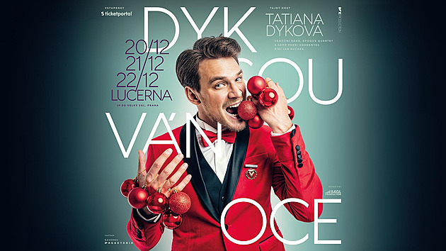 Vojtěch Dyk chystá tři vánoční koncerty v Lucerně. Přednostní nákup vstupenek