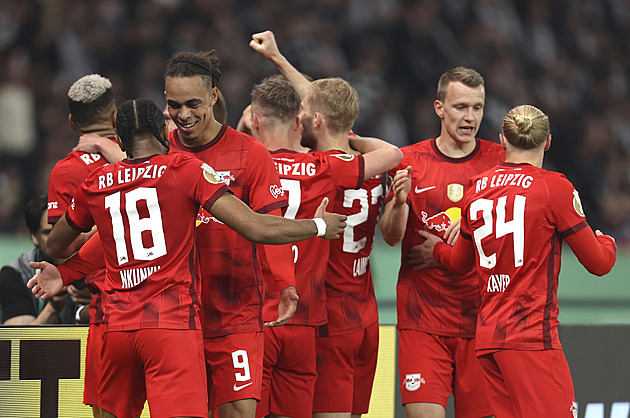 Fotbalisté Lipska obhájili triumf v Německém poháru, zdolali Frankfurt