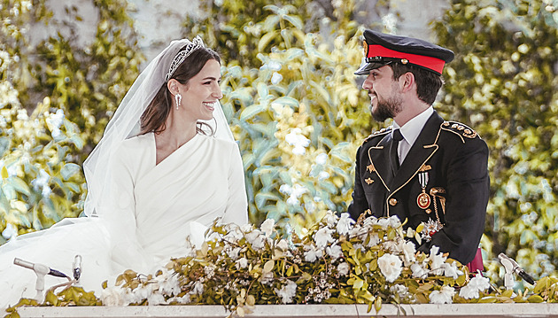 Jordánský korunní princ se oženil. Na svatbě nechyběli William a Kate