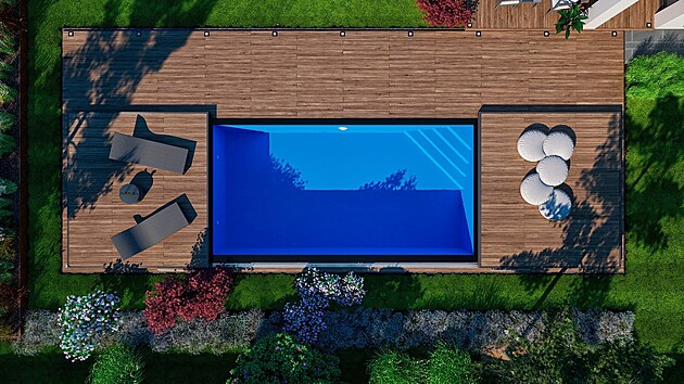 Terasové zastřešení bazénu BERGEN umožňuje plné využívání zahrady po celý rok