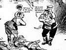 Kresba Hitlera a Stalina od Davida Lowa, je vyla v listu Evening Standard 20....