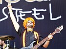 Na plzeském Metalfestu vystoupila italská kapela Nanowar. (3. ervna 2023)