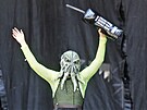 Na plzeském Metalfestu vystoupila kapela Nanowar of Steel. (3. ervna 2023)