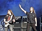 Na plzeském Metalfestu vystoupila finská kapela Stratovarius. (3. ervna 2023)